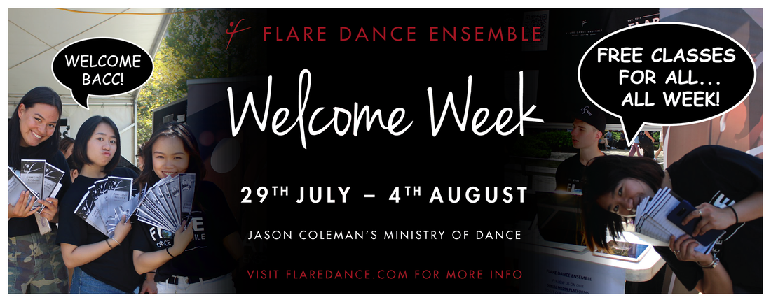 Flare Welcome Week 2019 Semester 2 banner